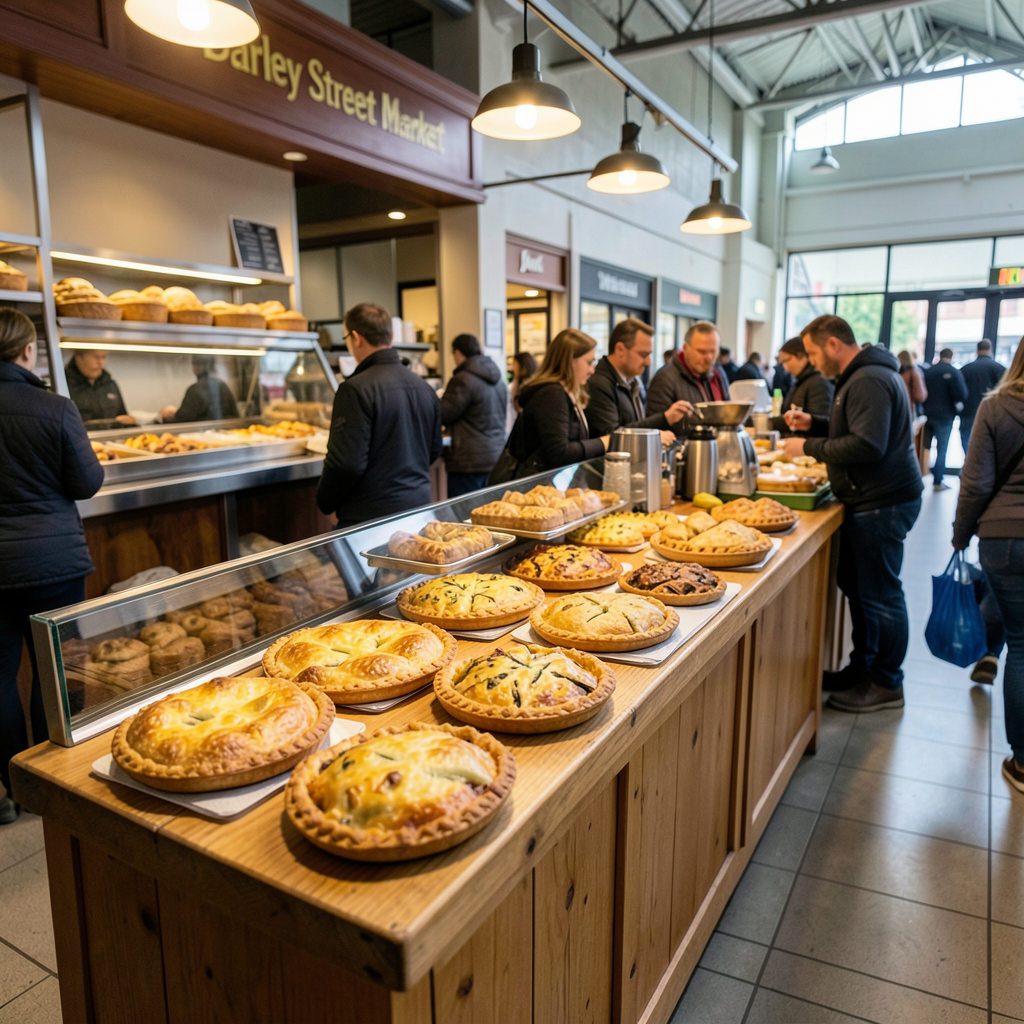 Bradford pie-maker Chris Hall opens Kneads Must Pies at Darley Street Market